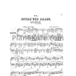 Ноты А. Йенсен - 4 экспромта (Op. 20) - предпросмотр