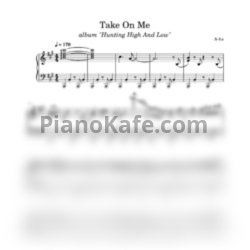 Ноты A-ha - Take on me (Piano cover) - предпросмотр