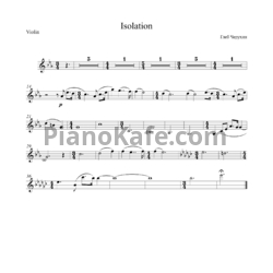 Ноты Gleb Cherukhin - Isolation - предпросмотр