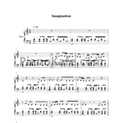 Ноты Shawn Mendes - Imagination - предпросмотр