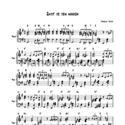 Ноты Я. Ежек - Жизнь -всего лишь случайность - предпросмотр