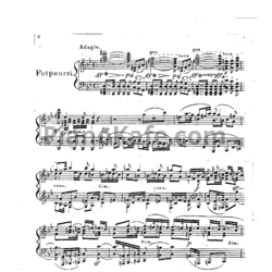 Ноты Карл Черни - Блестящее попурри на темы из оперы Шпора "Фауст" (Op. 218) - предпросмотр