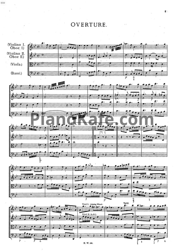 Ноты Георг Гендель - Опера "Родриго" (HWV 5) - PianoKafe.com