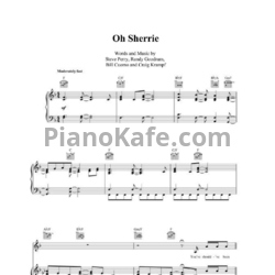 Ноты Steve Perry - Oh Sherrie - предпросмотр