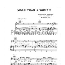 Ноты Bee Gees - More than a woman - предпросмотр
