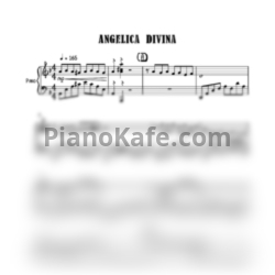 Ноты Richard Clayderman - Angelica divina - предпросмотр