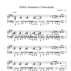 Ноты Yugo Kanno - Diamond is unbreakable theme