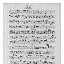 Ноты Франсуа Девьен - Концерт для флейты d'Airs connus (Op. 5) - предпросмотр