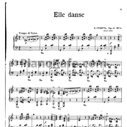 Ноты Эдвард Григ - Elle danse (Op. 57, №5) - предпросмотр