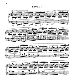 Ноты А. Йенсен - 25 этюдов (Op. 32) - предпросмотр