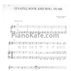Ноты Billy Joel - It's still rock and roll to me - предпросмотр