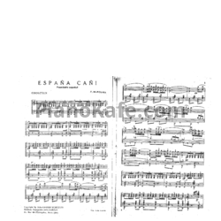 Ноты P. Marquina - Espana cani