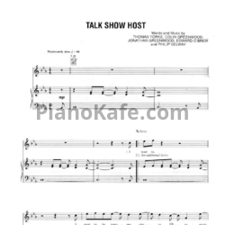 Ноты Radiohead - Talk show host - предпросмотр