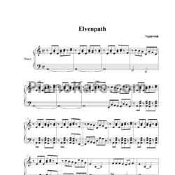 Ноты Nightwish - Elvenpath - предпросмотр