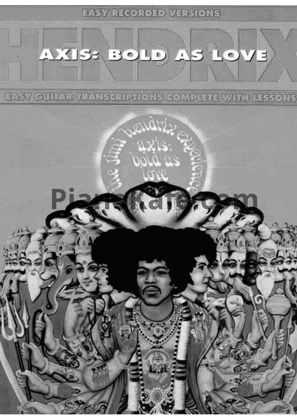 Ноты Jimi Hendrix - Axis bold as love (Книга нот) - PianoKafe.com