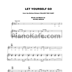 Ноты Irving Berlin - Let yourself go - предпросмотр