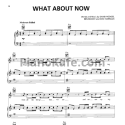 Ноты Daughtry - What about now (Версия 2) - предпросмотр