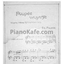 Ноты Ede Poldini - La poupée valsante (№2) - предпросмотр