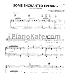 Ноты Richard Rodgers - Some enchanted evening - предпросмотр