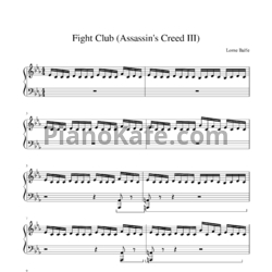 Ноты Lorne Balfe - Fight club - предпросмотр