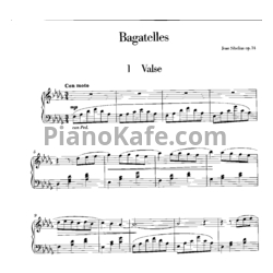 Ноты Ян Сибелиус - 10 багателей для фортепиано (Op. 34) - предпросмотр