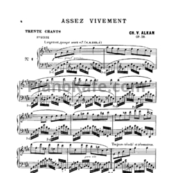 Ноты Шарль Алькан - Trentes Chants. Сюита №1 (Op. 38) - предпросмотр