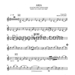 Ноты Secret Garden - Aria (для скрипки) - предпросмотр