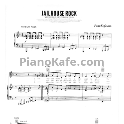 Ноты Elvis Presley - Jailhouse rock - предпросмотр