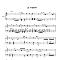 Ноты 5 Seconds Of Summer - Kiss me kiss me - предпросмотр