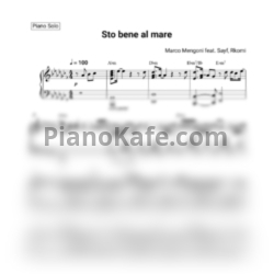 Ноты Marco Mengoni - Sto bene al mare (Chords)