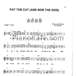 Ноты Don Spencer - Pat the cat (And Bob The Dog)
