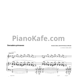 Ноты Antonio Carlos Jobim & Vinicius de Moraes - Derradeira primavera - предпросмотр