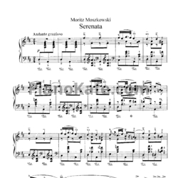 Ноты Мориц Мошковский - Серенада