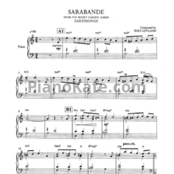 Ноты Secret Garden - Sarabande - предпросмотр