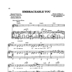 Ноты Frank Sinatra - Embraceable you - предпросмотр