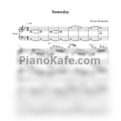 Ноты Denis Stelmakh - Someday - предпросмотр