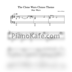 Ноты Kevin Kiner - Star Wars: The Clone Wars Theme - предпросмотр