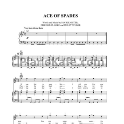 Ноты Motorhead - Ace of spades (2)