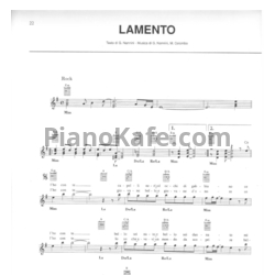 Ноты Gianna Nannini - Lamento - предпросмотр