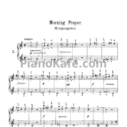 Ноты Корнелиус Гурлитт - Morning Prayer (Op. 101, №2) - предпросмотр
