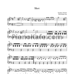 Ноты Imagine Dragons - Shots - предпросмотр