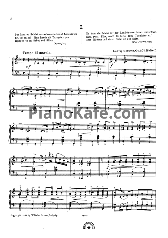 Ноты Людвиг Шитте - Eventyr (Op. 107) - PianoKafe.com