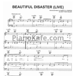 Ноты Kelly Clarkson - Beautiful disaster - предпросмотр