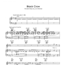 Ноты Diana Krall - Black crow - предпросмотр
