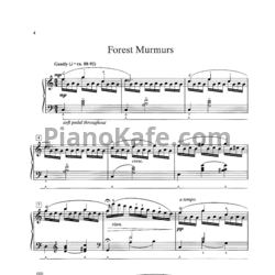 Ноты William Gillock - Forest murmurs - предпросмотр