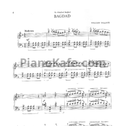 Ноты William Gillock - Bagdad - предпросмотр
