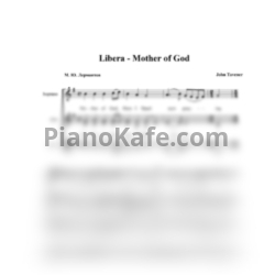 Ноты Libera - Mother of god (Хоровая партитура)