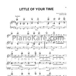 Ноты Maroon 5 - Little of your time - предпросмотр