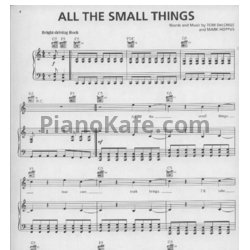 Ноты Blink-182 - All the small things - предпросмотр