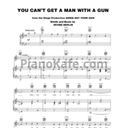 Ноты Irving Berlin - You can't get a man with a gun - предпросмотр
